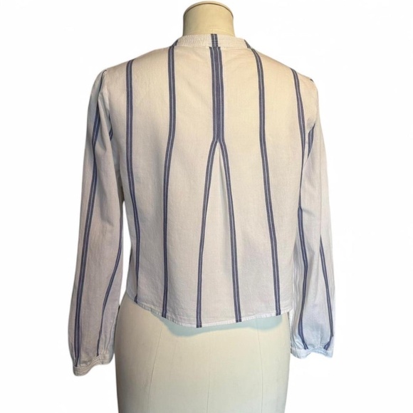 ALC size de Cream and navy striped blouse (size XS) 165 - Picture 5 of 7